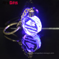 Wholesale Custom Bulk Blank 3D Laser Led Glass Crystal Wedding Souvenir Keychain